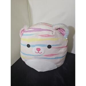 Squishmallow Atoosa the Cat 12” Plush Rainbow Striped Pink Stuffed Animal G1